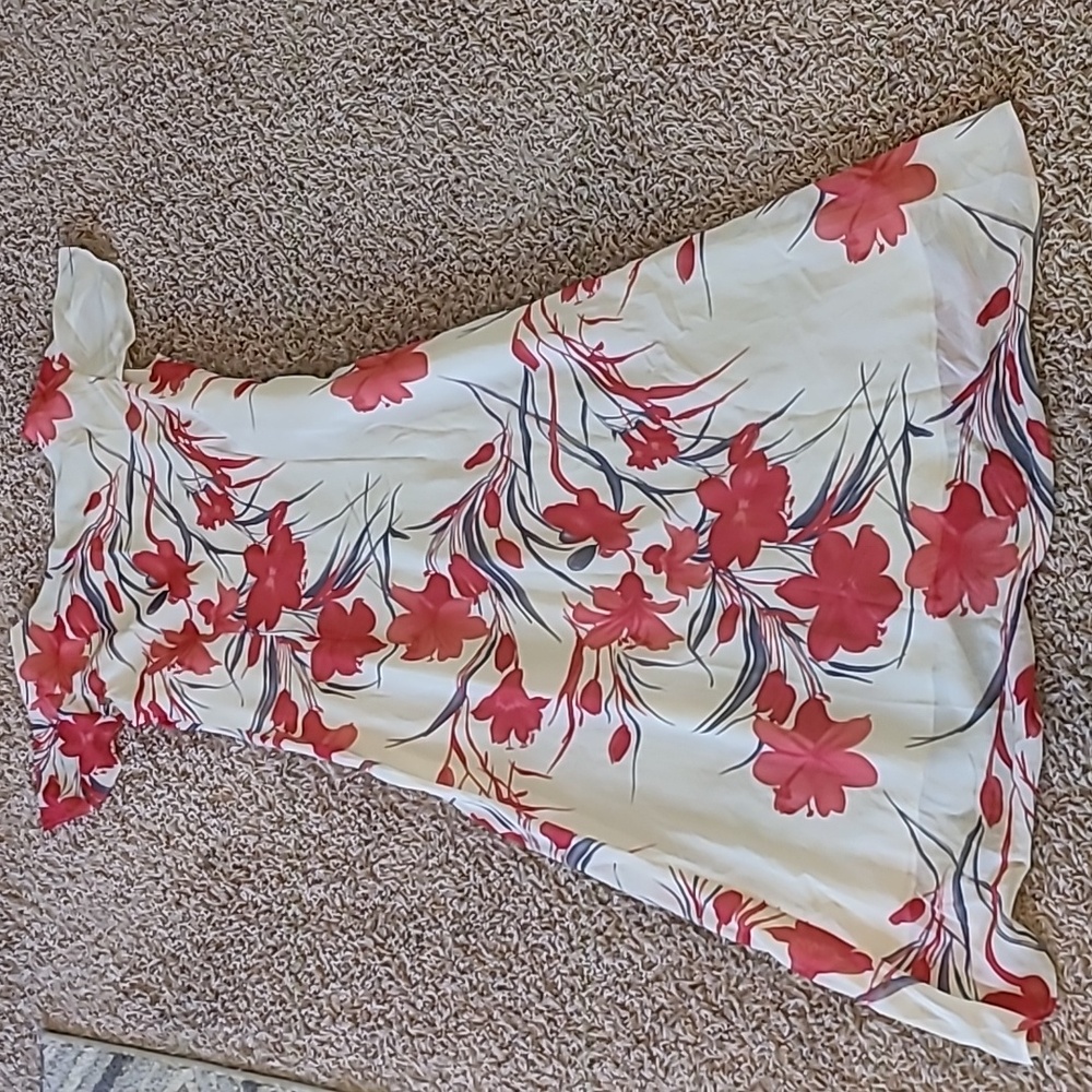 Vintage Mary McFadden floral maxi dress 8